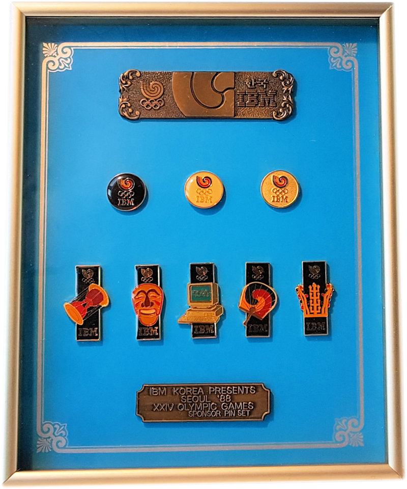 Olympia Seoul 1988 - Framed Sponsor Set