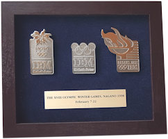 IBM Nagano 1998 - Framed Logo Set