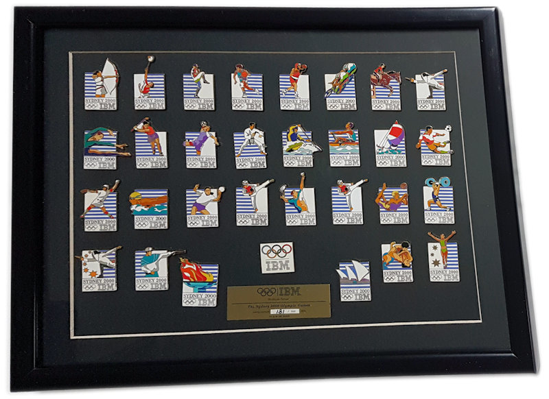 IBM Sydney 2000 Framed Sport Set
