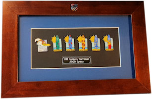 IBM Sydney 2000 - Framed FanMail Set