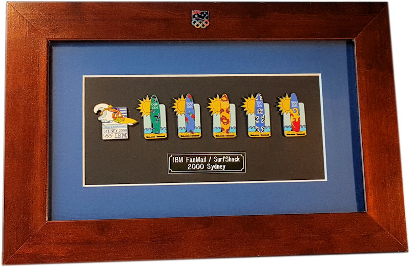 IBM Sydney 2000 - Framed FanMail Set