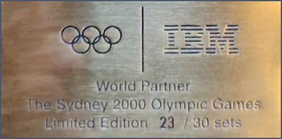 IBM Sydney 2000 - Framed World Partner Set