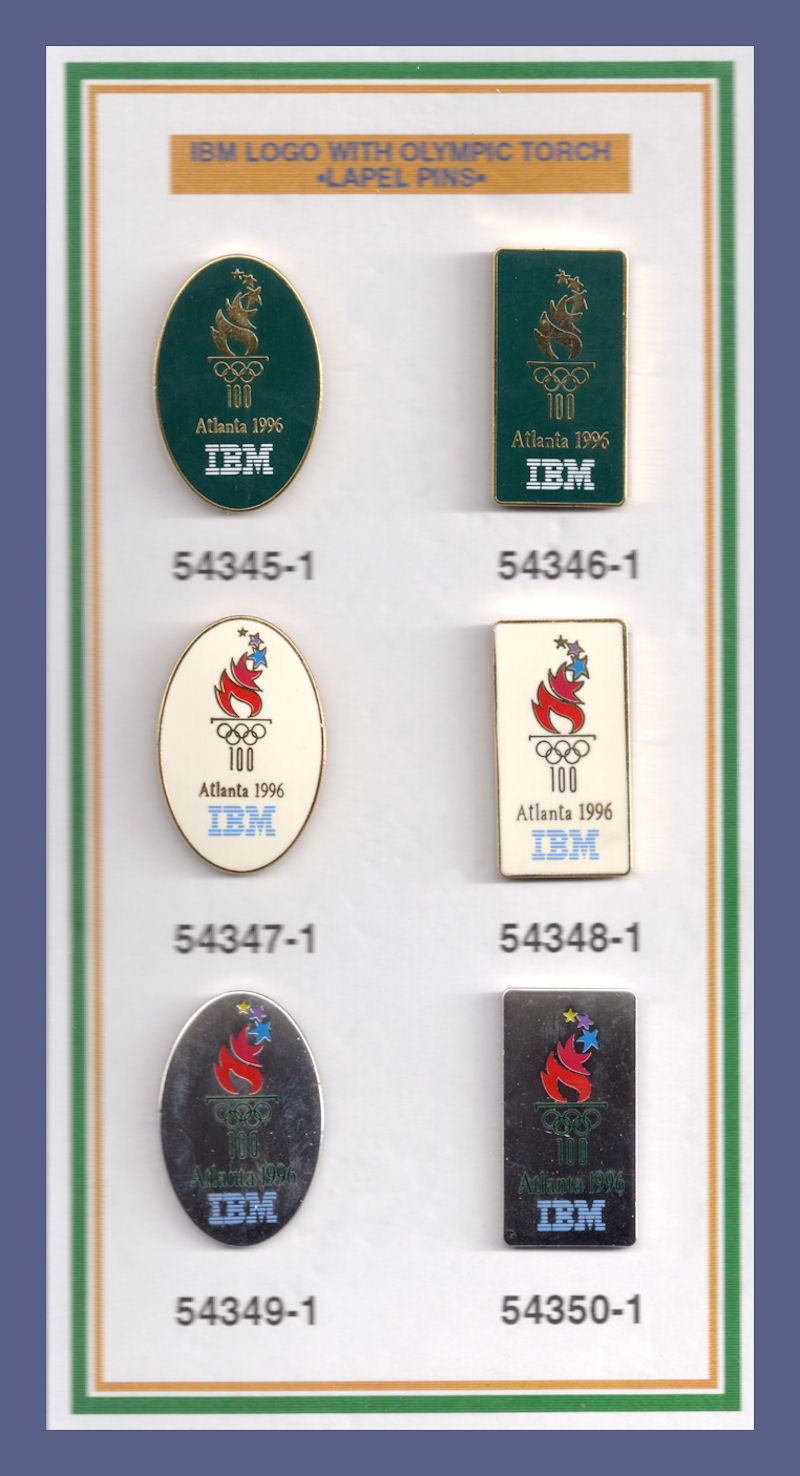 Set #3 of Torch Lapel Pins created by Imprinted Products